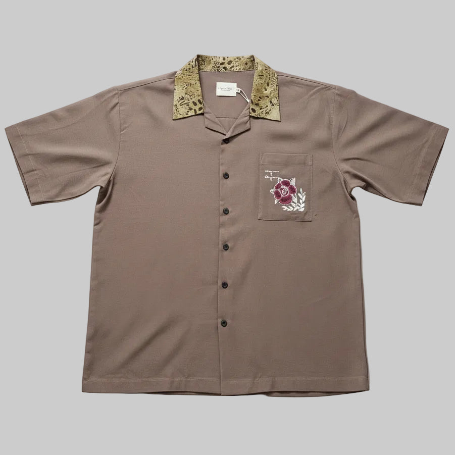 Nyana Nyana Batik Patchwork Camp Shirt - 100% Cotton, Limited Edition