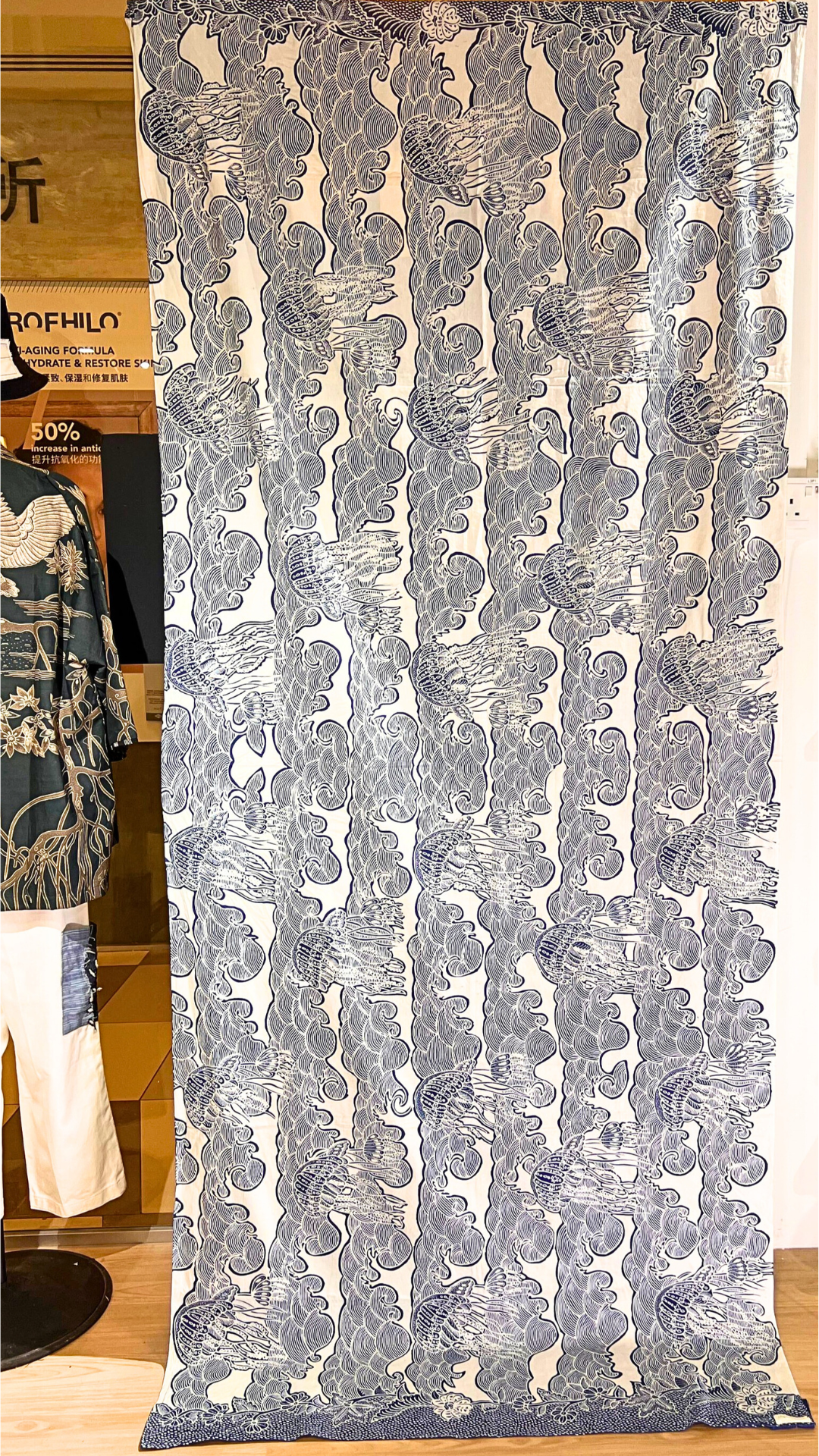 Nyana Nyana Hand Drawn Batik Tulis Cotton Fabric – Naturally Dyed Artisan Textile | Jellyfish