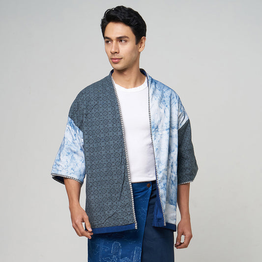 Nyana Nyana Unisex Reversible Batik Outer - 100% cotton, natural dye, Oeko-Tex certified