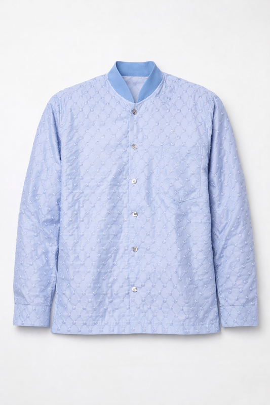 Nyana Nyana Embroidery Bomber Jacket - Cotton Satin, Limited Edition, Runway piece