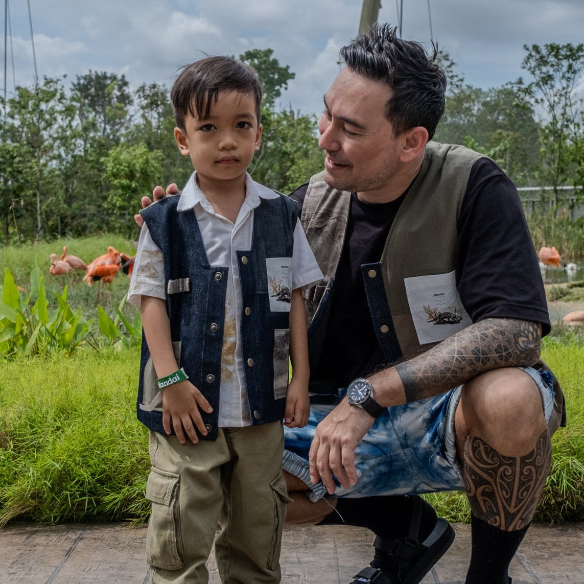 MANDAI x NYANA NYANA CAMP VEST FOR KIDS