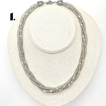 Singapore Handmade Statement Piece Necklace — Crystal, Stone & Freshwater Pearl | 18k Gold Plated
