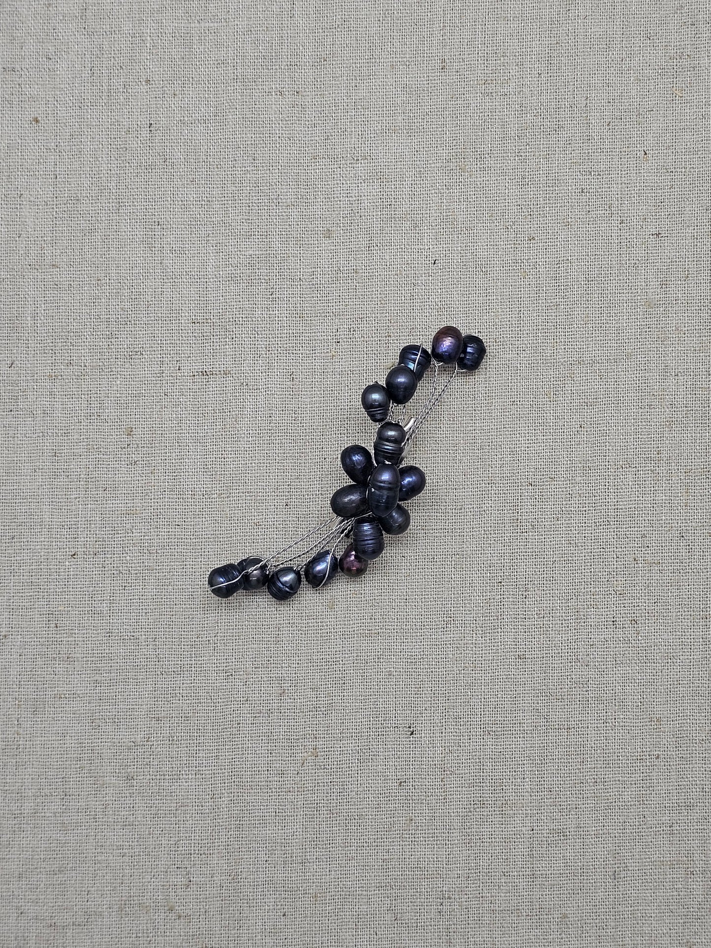 Nyana Nyana Fresh Water Pearl and Shell Brooch Kerongsang