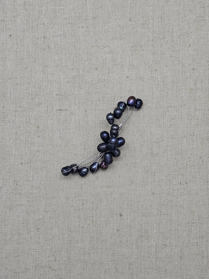 Nyana Nyana Fresh Water Pearl and Shell Brooch Kerongsang
