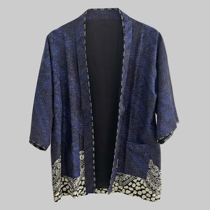 Nyana Nyana Unisex Reversible Batik Outer - 100% cotton, natural dye, Oeko-Tex certified