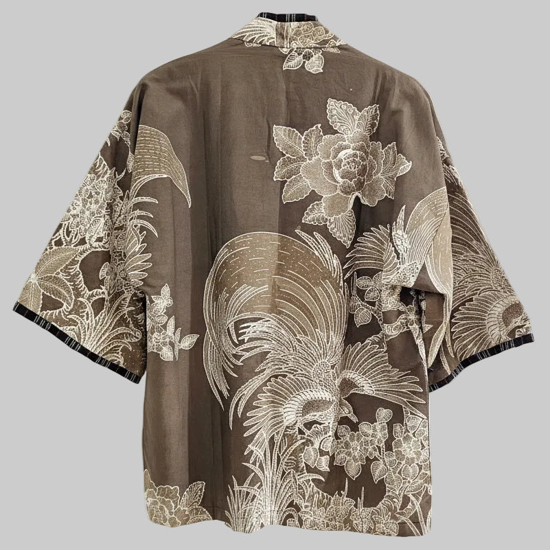 Nyana Unisex Reversible Batik Tulis Outer - 100% cotton, natural dye, Limited Edition Hand-drawn