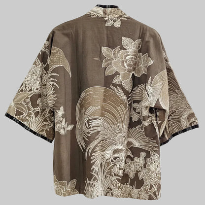 Nyana Unisex Reversible Batik Tulis Outer - 100% cotton, natural dye, Limited Edition Hand-drawn