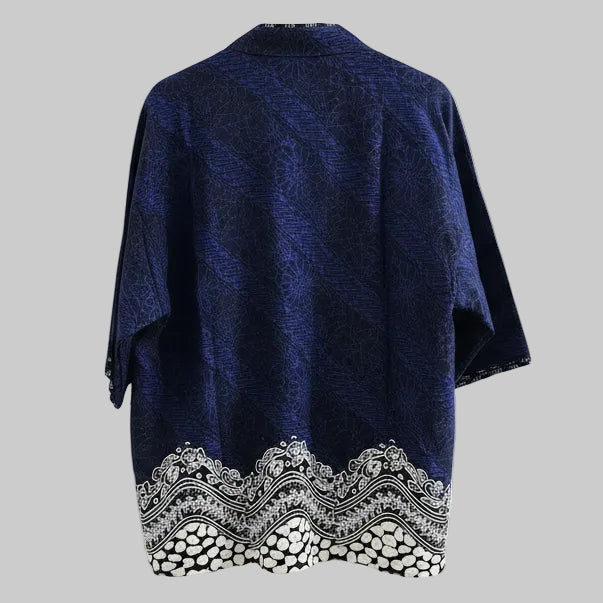 Nyana Nyana Unisex Reversible Batik Outer - 100% cotton, natural dye, Oeko-Tex certified