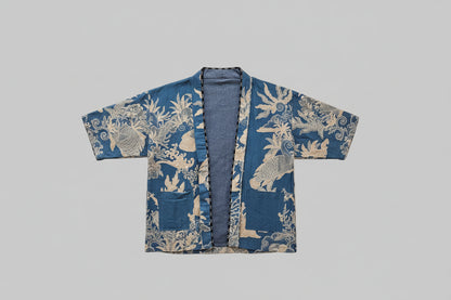 Nyana Unisex Reversible Batik Tulis Outer - 100% cotton, natural dye, Limited Edition Hand-drawn