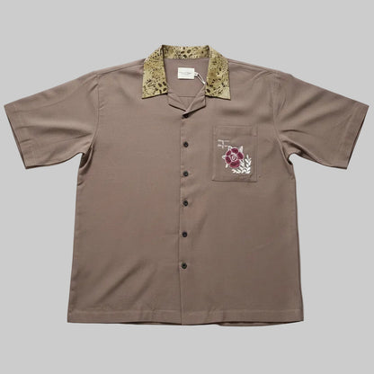 Nyana Nyana Batik Patchwork Camp Shirt - 100% Cotton, Limited Edition