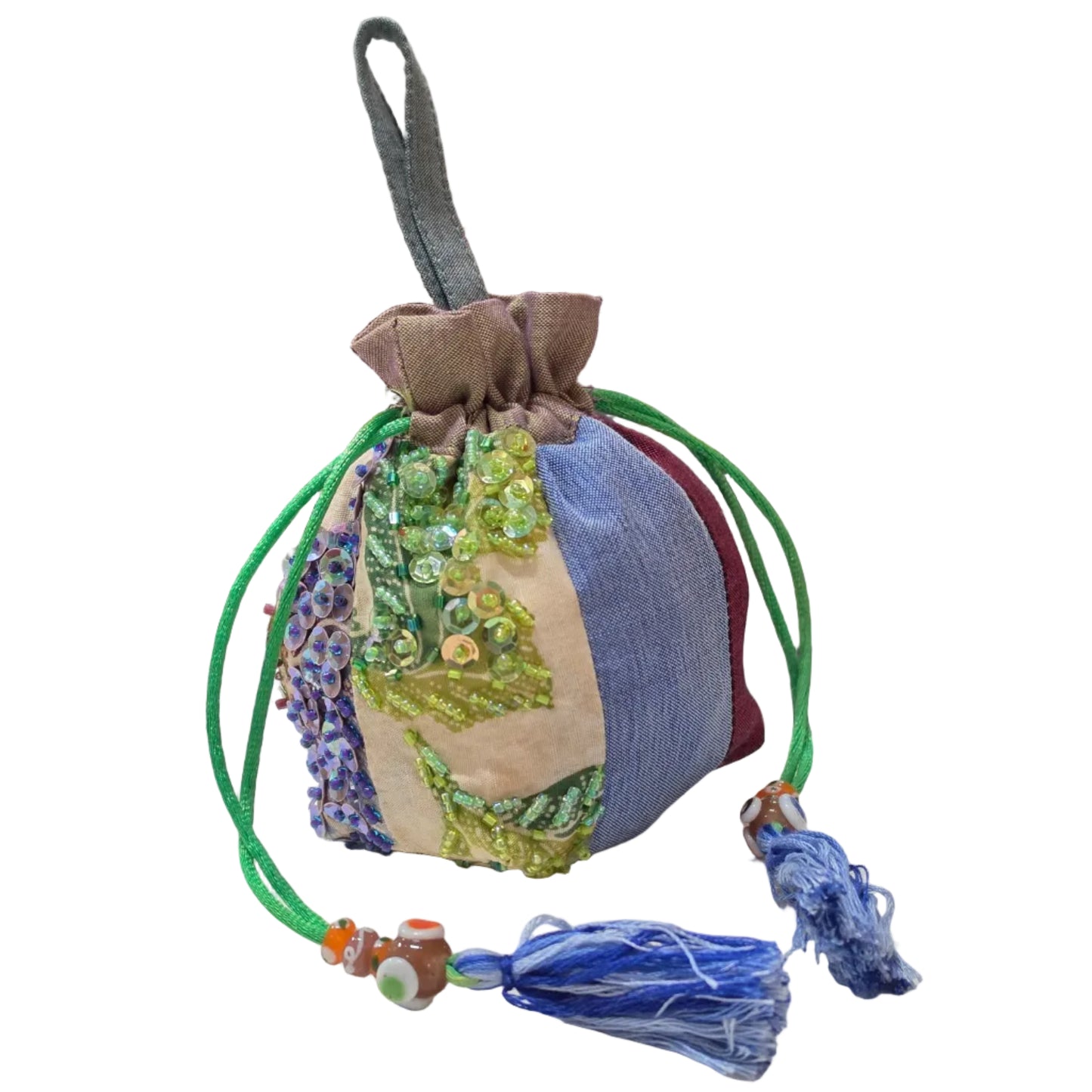 Nyana Patchwork Handbead Batik Bag
