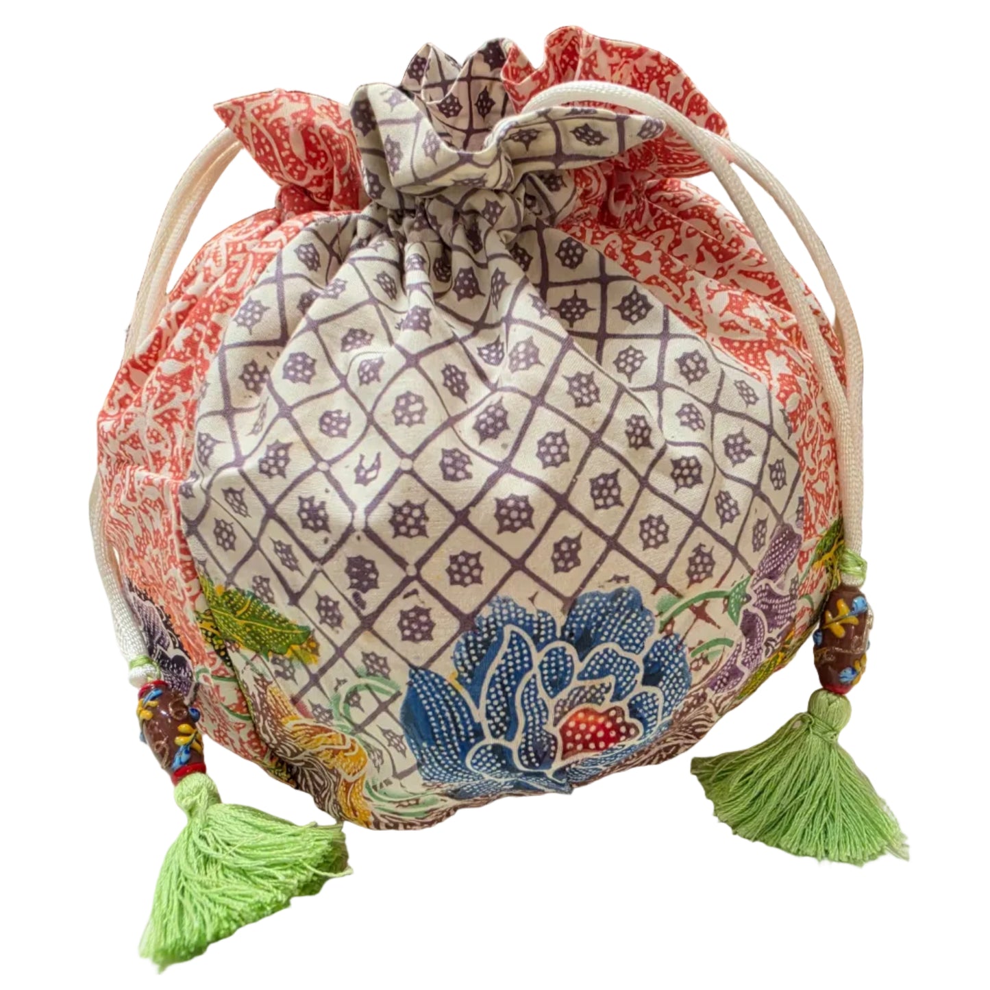 Nyana Patchwork Handbead Batik Bag