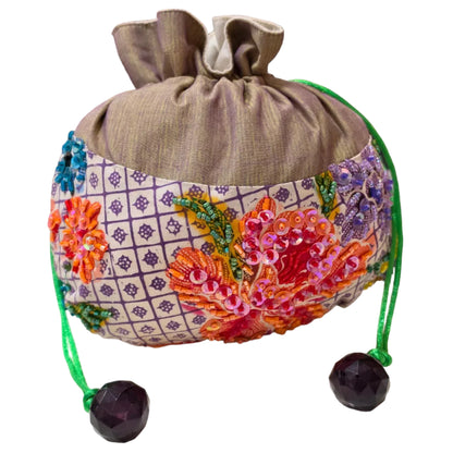 Nyana Patchwork Handbead Batik Bag