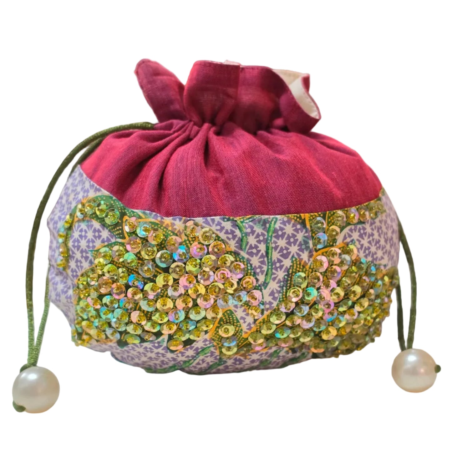 Nyana Patchwork Handbead Batik Bag