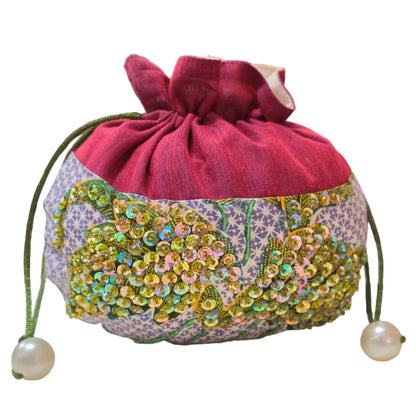 Nyana Patchwork Handbead Batik Bag