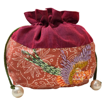 Nyana Patchwork Handbead Batik Bag