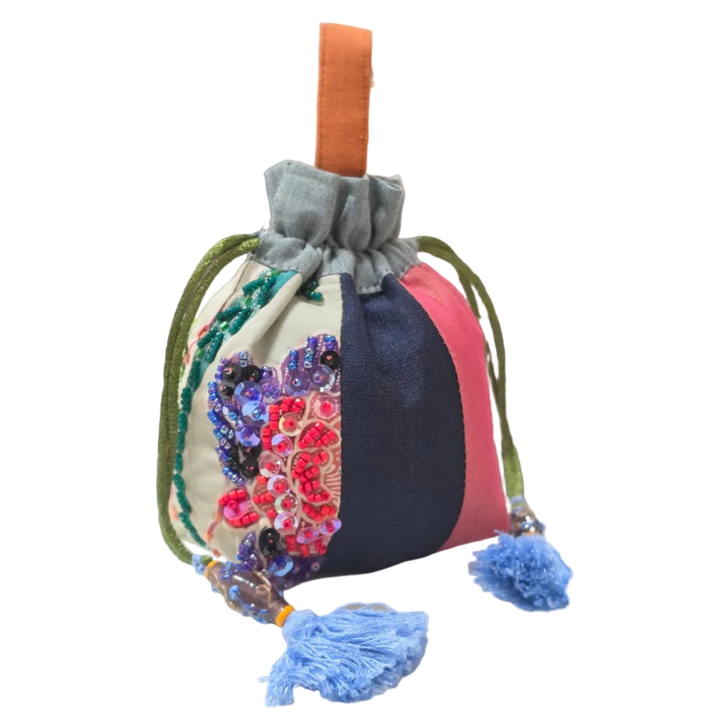 Nyana Patchwork Handbead Batik Bag