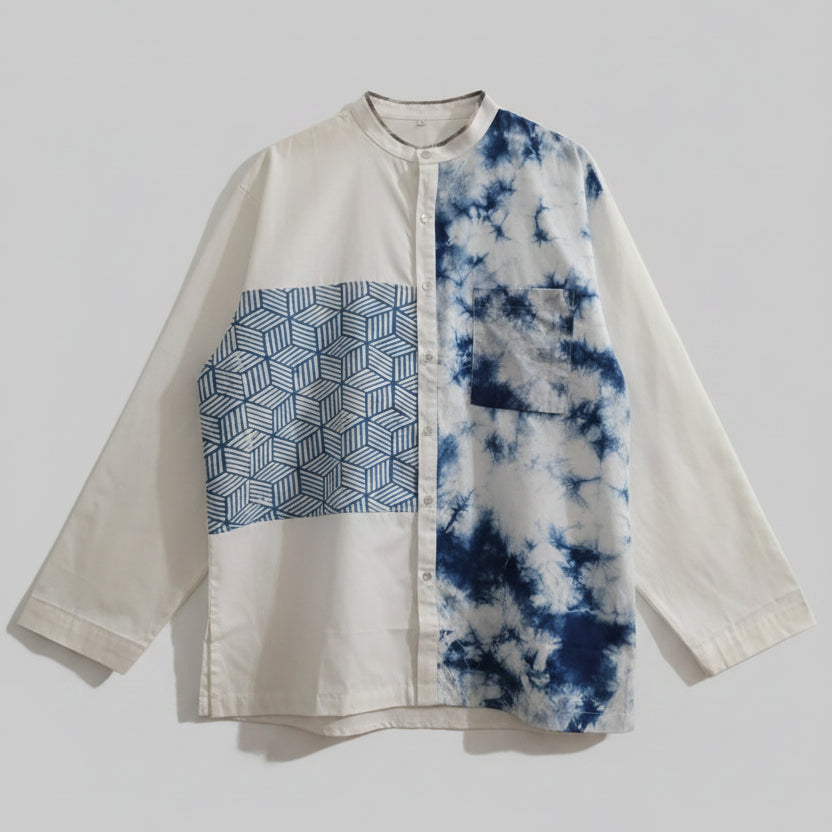 Nyana Nyana Mandarin Collar Longsleeve Shirt