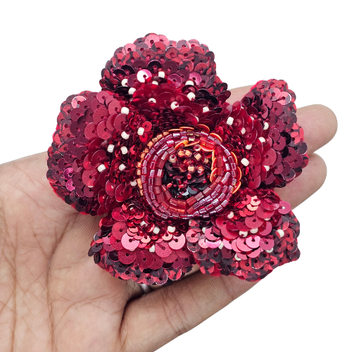 Nyana Nyana Cabochons Brooch - Hand Beaded, Limited Edition