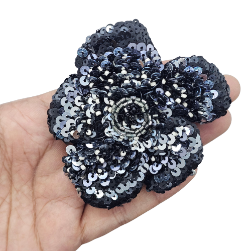 Nyana Nyana Cabochons Brooch - Hand Beaded, Limited Edition