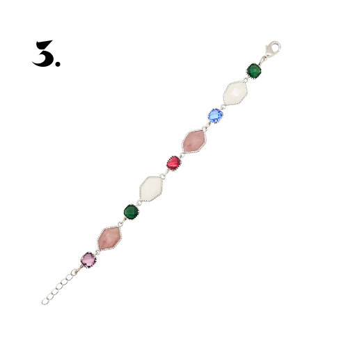 Singapore Handmade Statement Piece Bracelets— Crystal, Stone & Freshwater Pearl | 18k Gold Plated (Copy)