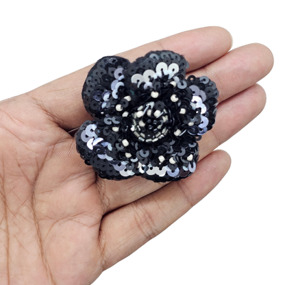Nyana Nyana Cabochons Brooch - Hand Beaded, Limited Edition