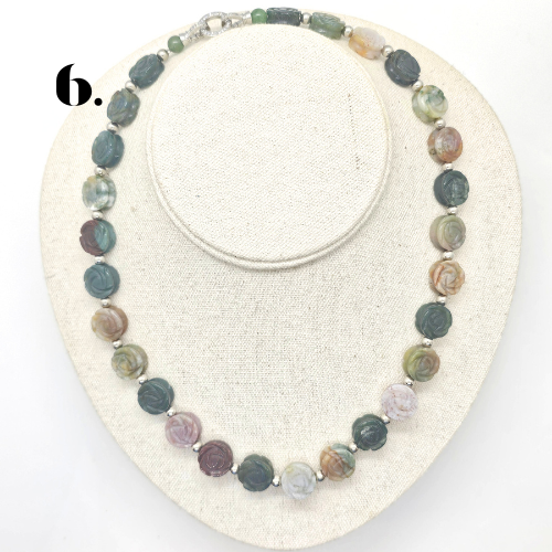 Singapore Handmade Statement Piece Necklace — Crystal, Stone & Freshwater Pearl | 18k Gold Plated