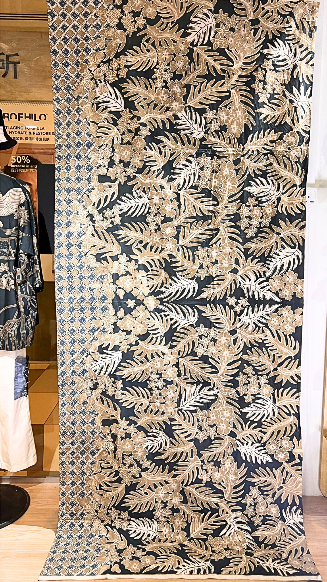 Nyana Nyana Hand Drawn Batik Tulis Cotton Fabric – Naturally Dyed Artisan Textile | Monstera Earth