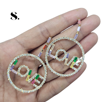Singapore Handmade Statement Piece Earrings — Crystal, Stone & Freshwater Pearl | 18k Gold Plated