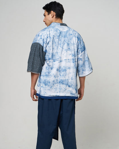 Nyana Nyana Unisex Reversible Batik Outer - 100% cotton, natural dye, Oeko-Tex certified