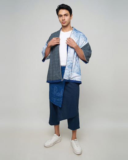 Nyana Nyana Unisex Reversible Batik Outer - 100% cotton, natural dye, Oeko-Tex certified