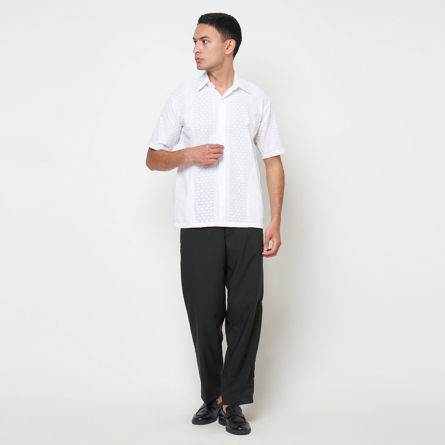 Nyana Nyana Bukit Tinggi Embroidery Shirt - 100% Cotton, Unisex, Limited Edition