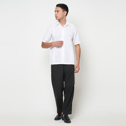 Nyana Nyana Bukit Tinggi Embroidery Shirt - 100% Cotton, Unisex, Limited Edition