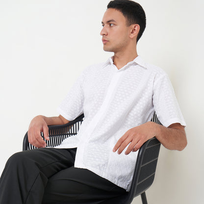 Nyana Nyana Bukit Tinggi Embroidery Shirt - 100% Cotton, Unisex, Limited Edition
