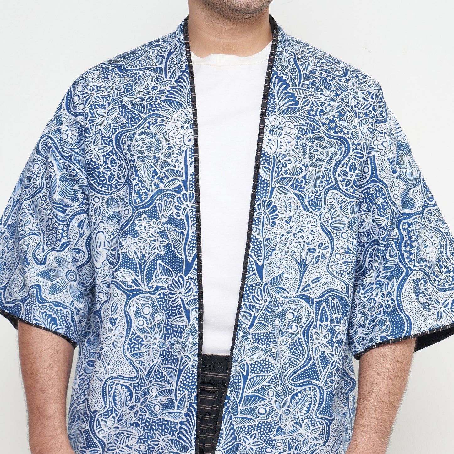 Nyana Unisex Reversible Batik Tulis Outer - 100% cotton, natural dye, Limited Edition Hand-drawn