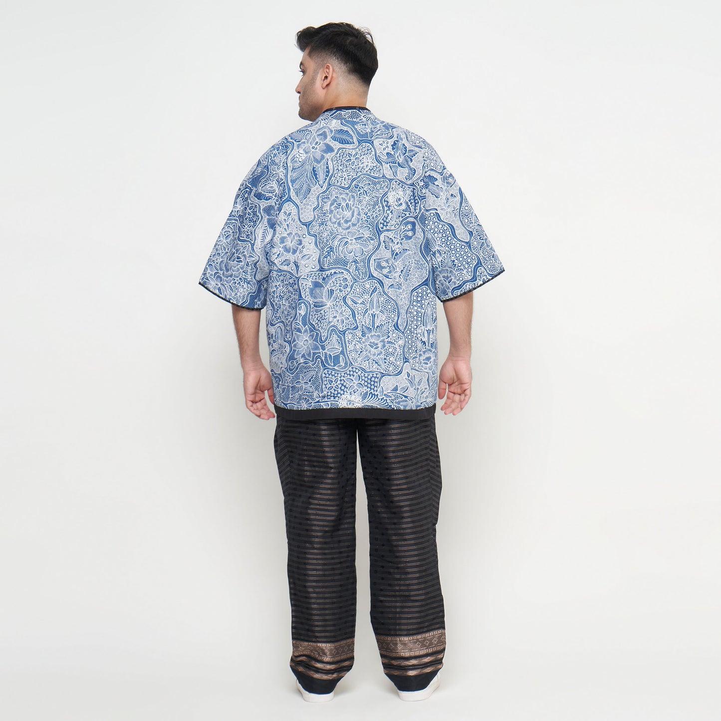 Nyana Unisex Reversible Batik Tulis Outer - 100% cotton, natural dye, Limited Edition Hand-drawn
