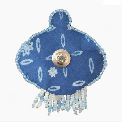 Nyana Nyana Laut Collection Hand Beaded and Embroidered Brooch Kerongsang