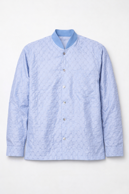 Nyana Nyana Embroidery Bomber Jacket - Cotton Satin, Limited Edition, Runway piece