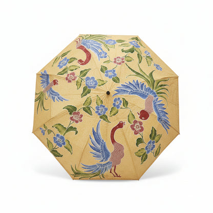Nyana Nyana Artisan Umbrella Hand Painted Peranakan Batik Tulis with UV Protection