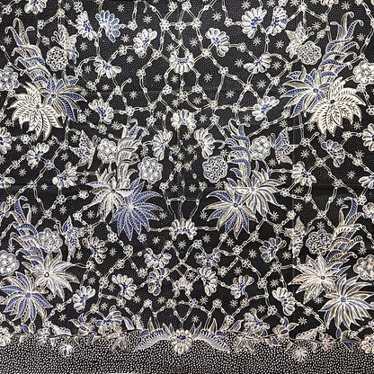 Nyana Nyana Hand Drawn Batik Tulis Cotton Fabric – Naturally Dyed Artisan Textile | Queen of the Night