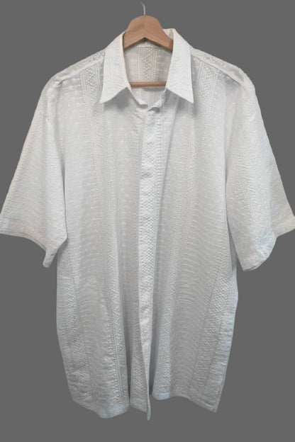 Nyana Nyana Bukit Tinggi Embroidery Shirt - 100% Cotton, Unisex, Limited Edition