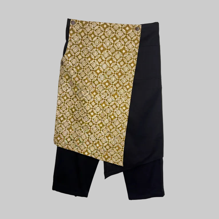 Nyana Nyana Unisex Multiway Batik Sarong Pants - 100 Cotton, limited edition, White