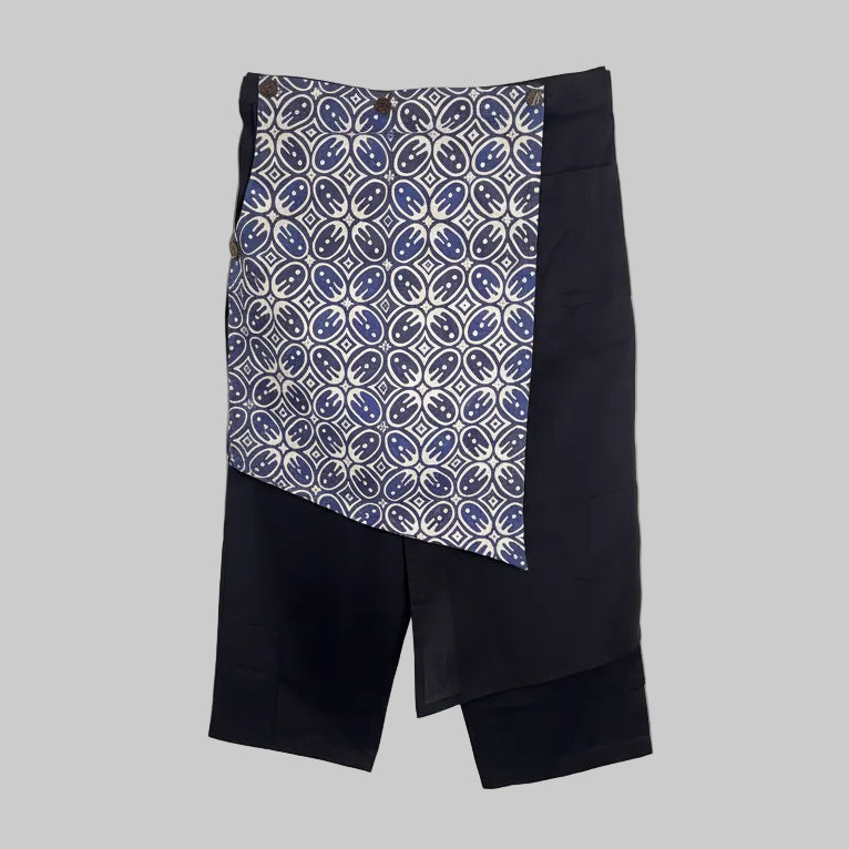Nyana Nyana Unisex Multiway Batik Sarong Pants - 100 Cotton, limited edition, White