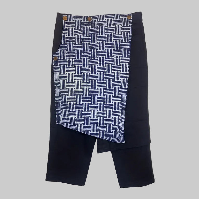 Nyana Nyana Unisex Multiway Batik Sarong Pants - 100 Cotton, limited edition, White