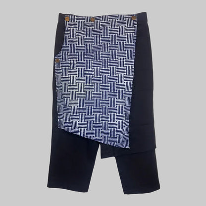 Nyana Nyana Unisex Multiway Batik Sarong Pants - 100 Cotton, limited edition, White