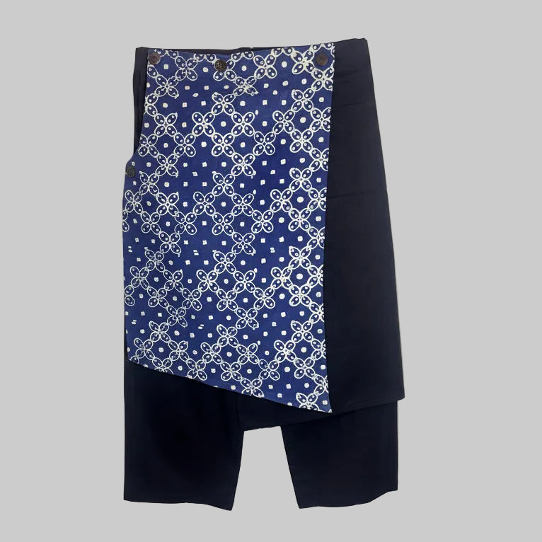 Nyana Nyana Unisex Multiway Batik Sarong Pants - 100 Cotton, limited edition, White