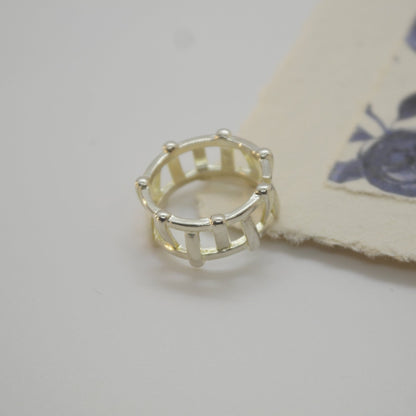 Nyana Nyana Christian Jewelry, Unisex Ring, 925 SS plated, Limited Edition