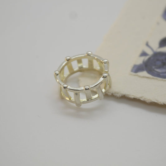 Nyana Nyana Christian Jewelry, Unisex Ring, 925 SS plated, Limited Edition