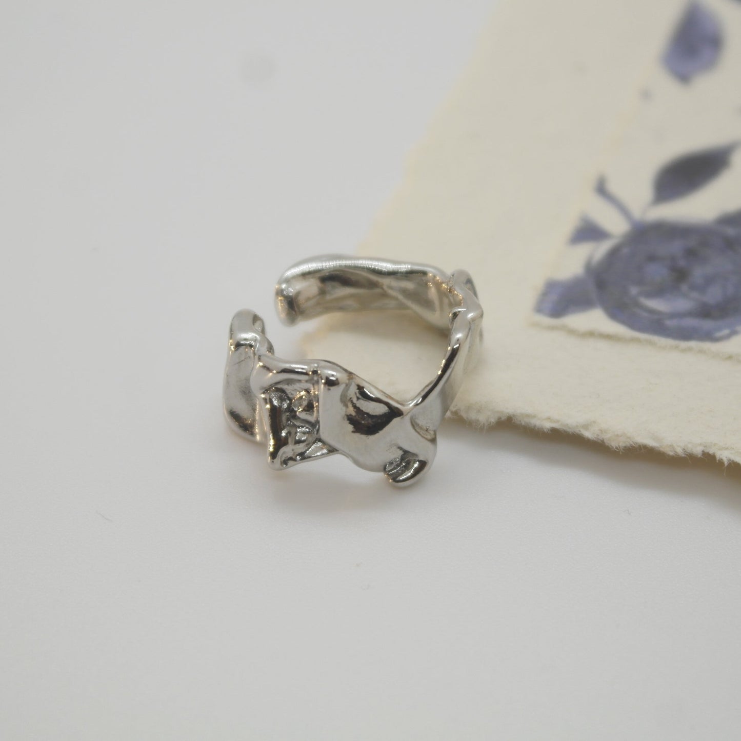 Nyana Nyana Christian Jewelry, Unisex Ring, 925 SS plated, Limited Edition