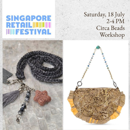 DIY Handphone Lanyard or Bag Strap Workshop | Sustainable Craft Workshop in Orchard Road SIngapore